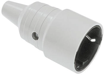 Bachmann Schutzkontaktkupplung Kunststoff Grau 250V IP20 (912.971)