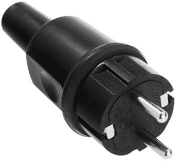 Bachmann Vollgummistecker schwarz IP44 (913.173)