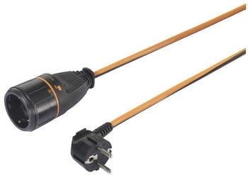 Sygonix Strom Verlängerungskabel Schwarz/Orange verriegelbar H05VV-F 3G 1,5 mm² 16 A (SY-5597568)