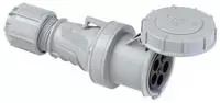 PCE E0803835, PCE CEE-Kupplung Power Twist IP44, 5-polig, 400V, 63A - rot