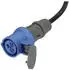 Brennenstuhl Strom Camping-CEE-Verlängerungskabel Schwarz Grau Blau 5 m H07RN-F 3G 2,5 mm²