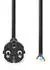 Nedis Staubsauger Netzkabel CEE 7/17 7m 250V AC 16A Schwarz (CEGL11940BK70)