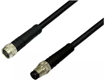 BKL Electronic Sensor-Aktor-Verl&auml;ngerungsleitung M8 3-polig 5m Stecker gerade (2700037)