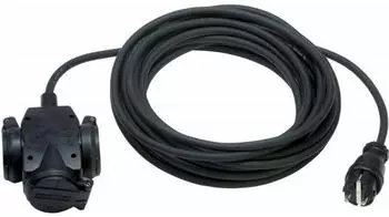 Althoff Dreifach-Verteiler IP44 5m H07RN-F 3G1,5 (4263005090)