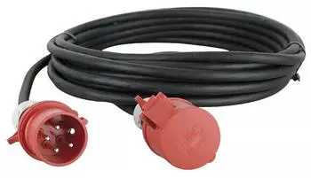 Showtec CEE32 Starkstrom-Verl&auml;ngerungskabel 3x32A 415V 10m 5x4mm&sup2; (90521)