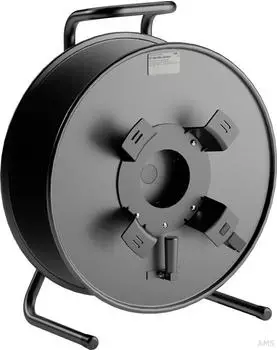 Schill HT480RM Stahlblech-Kabeltrommel mit Hilfsspule und Klettband (HT480RM-sw-Klettband)