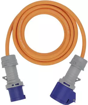 Brennenstuhl Strom Camping-CEE-Verl&auml;ngerungskabel Blau Grau Orange 5 m H07RN-F 3G 2,5 mm&sup2;