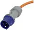 Brennenstuhl Strom Camping-CEE-Verlängerungskabel Blau Grau Orange 5 m H07RN-F 3G 2,5 mm²