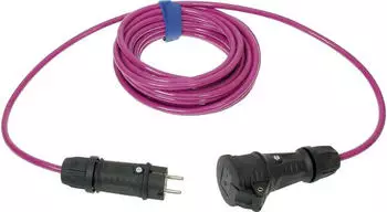 SIROX Strom Verlängerungskabel 16 A Pink 10m H07BQ-F 3G 1,5 mm²