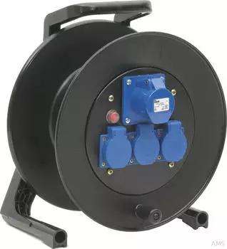 Schill Spezialgummi-Kabeltrommel mit Steckdose (GT 310C316MD350KS315)