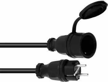 PSSO Verl&auml;ngerungskabel 3x2,5mm&sup2; 5m schwarz IP54 (30245754)