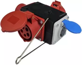 RoadEu Baustromverteiler CEE 5-polig 16A 380V/230V (2x16A|1x230V)