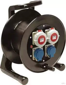 Schill GT 380.2CW516WS2 Gummikabeltrommel 2&times;CEE 16A, 2&times;Schuko IP67 (27535000000)