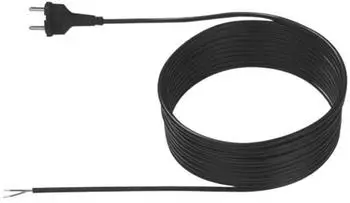Bachmann Zuleitung H05VV-F 2x0,75mm&sup2; 10m schwarz IP20 (240.189)