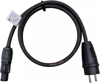 NWP NAC3FX-W Netzkabel Schuko auf powerCON True1, 3x1,5mm², 1,5m (NW10055)