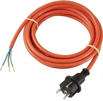 Sygonix SY-6978286 Strom-Anschlusskabel Orange 5m (SY-6978286)