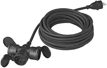 ProPlus Verlängerungskabel H07RN-F 3x2,5mm² 20m 3-fach IP44 (373562DE)