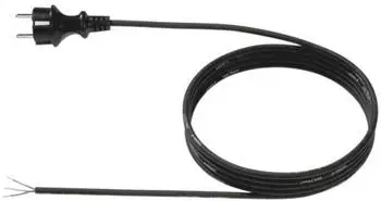 Bachmann Netzanschlussleitung H07RN-F 3m 16A schwarz 3G1,5mm&sup2; IP20 (322.175)