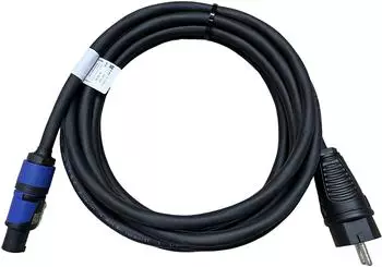 NWP Netzkabel powerCON blau auf Schuko 230V, 3x2,5mm², 5m (NW10135)
