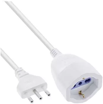 InLine Strom-Verl&auml;ngerungskabel Typ L auf Typ F/L, 230V, 10m (16410I)