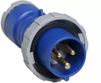 Amphenol CEE Steckverbinder 3-polig (2P+PE) Stift 32A 200/250V blau (2CMA166722R1000)