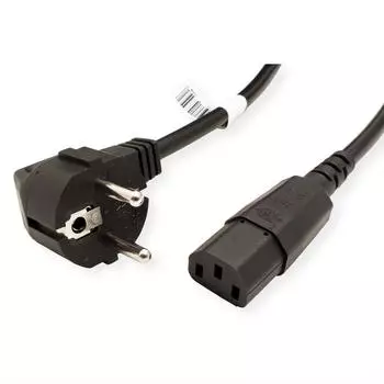 Bachmann Netzkabel Typ F auf C13 0,5m 250V 10A schwarz (351.167)