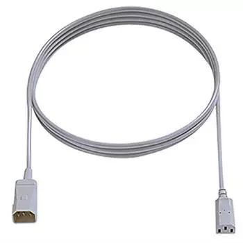 Bachmann Kaltger&auml;teverl&auml;ngerung H05VV-F 3G1,0mm&sup2; C14/C13 grau 0,5m (356.900)