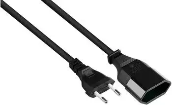 Good Connections Euro-Verl&auml;ngerungskabel 3m, 0,75mm&sup2;, schwarz (P0300-S030)