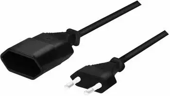 LogiLink Euro-Verl&auml;ngerungskabel CEE 7/16 3m schwarz (CP124)