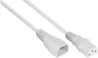 kabelmeister Kaltger&auml;teverl&auml;ngerung C14 an C13 weiss - Kabel - Verl&auml;ngerungskabel