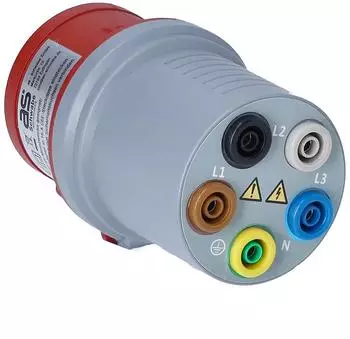 AS Schwabe CEE-Messadapter 16A 5-polig mit 4mm-Buchsen (61105)
