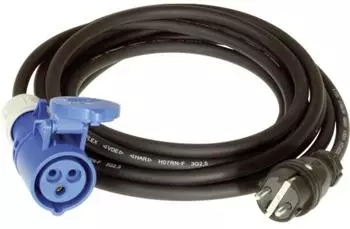 Jäger Caravan Adapterleitung Schuko/CEE-Kupplung 230V 16A 3-polig IP44 3m