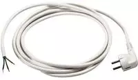 Anschl.Ltg. VV-F 3G1, 5, 3M wei&szlig; mit Winkelstecker Typ 30