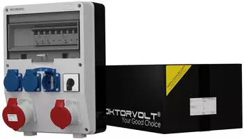 Doktorvolt TD-S Stromverteiler 32A/16A 3x230V Nockenschalter (DV-0281-D)