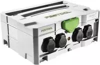 FESTOOL Systainer SYS-PowerHub IP44 mit 5 Steckdosen 396 x 296 x 157,5 mm
