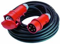 BACHMANN Extension 5G1,5mm2 schwarz, H07RN-F CEE 16A rot 400V, 10 m