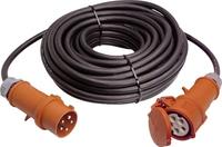 AS Schwabe 61025 Strom Verl&auml;ngerungskabel 32A Schwarz 25.00m H07RN-F 5G 4mm2