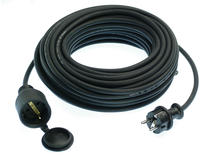 as-Schwabe Gummi-Verl&auml;ngerung 50 m H05RR-F 3G1,5 schwarz