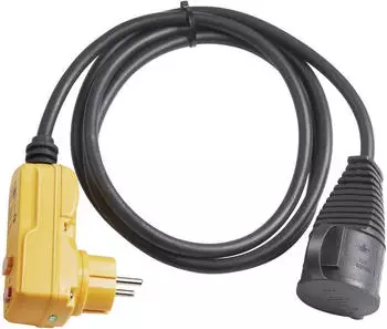 Brennenstuhl Schutzadapterleitung 2m FI IP 44 (1160370)