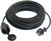 AS Schwabe 60315 Strom Verl&auml;ngerungskabel 16A Schwarz 15.00m H05RR-F 3G 1,5mm2