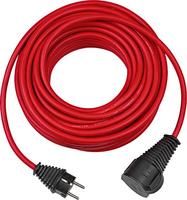 Baustellenverl&auml;ngerungskabel H05VV-F 3G1,5 IP44 Kabel-L.25m rot Brennenstuhl