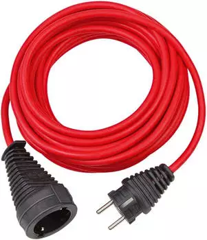 Brennenstuhl Qualitäts-Kunststoffkabel 10m rot (1167460)