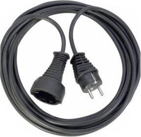 Brennenstuhl Qualitäts-Kunststoffkabel 2m schwarz (1165010015)