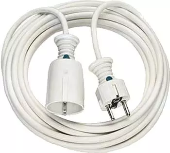Brennenstuhl Qualitäts-Kunststoffkabel 5m weiß (1168440)