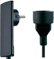 EVOline EVOline Plug-Verl&auml;ngerungsleitungen - schwarz , EVOline Plug, Schukokupplung