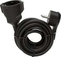 Kopp 143505080 Strom Verl&auml;ngerungskabel Schwarz 2.00m H05VV-F 3G 1,5mm2