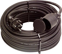 As-schwabe - As Schwabe 60335 Strom Verl&auml;ngerungskabel Schwarz 15.00 M H07rn-f 3g