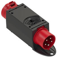 PCE Reduzierungs-Steckvorrichtung Kunststoff 32A/16 Ampere 400 Volt IP44