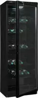 Exquisit 810970401, Exquisit Glast&uuml;rk&uuml;hlschrank GKS350-1-GT-280D schwarz 