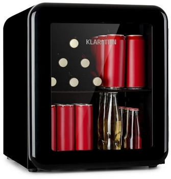 Klarstein PopLife Retro Mini Kühlschrank 48 l schwarz